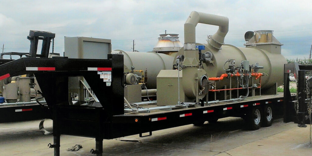 Skid-mounted Portable Thermal Oxidizer Rentals for Short-term or Emergency Use