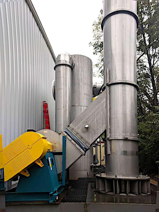 A Multi-vane Scrubber Abates VOC from Industrial Processes at a Paint Manufacturing Plant 