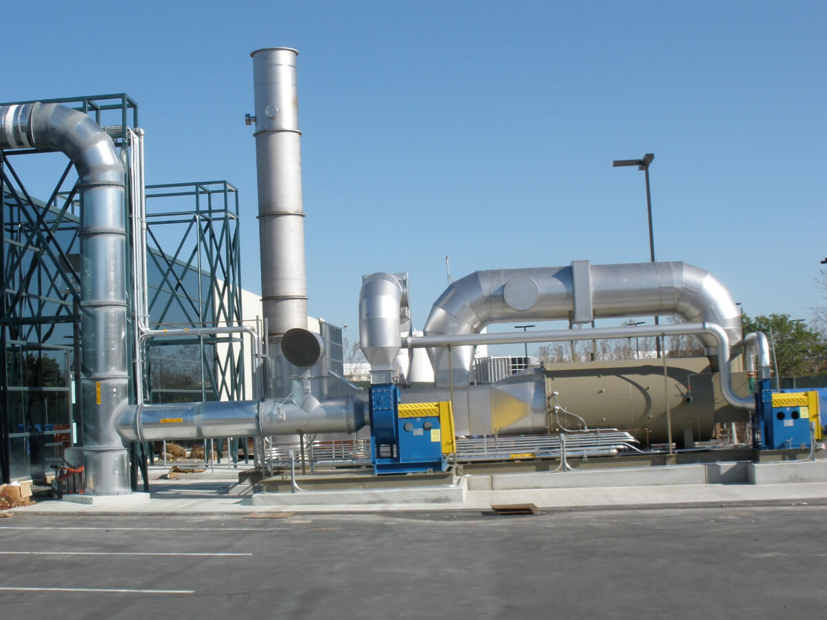 Catalytic Oxidizer Eliminates 99% of VOC for Transportation Electrification Plant