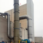 Second MVS-Scrubber System for PM 2.5 Abatement at Food Processing Plant - Side View