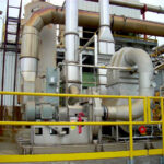 Close-up view of Another Venturi Scrubber by Pollution Systems Removing PM2.5 at Food Plant 2