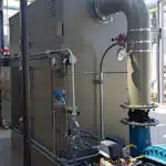 Pollution Systems OEM Electric Recuperative Catalytic Oxidizer (ERCO) for sustainable VOC abatement in the solar power industry.